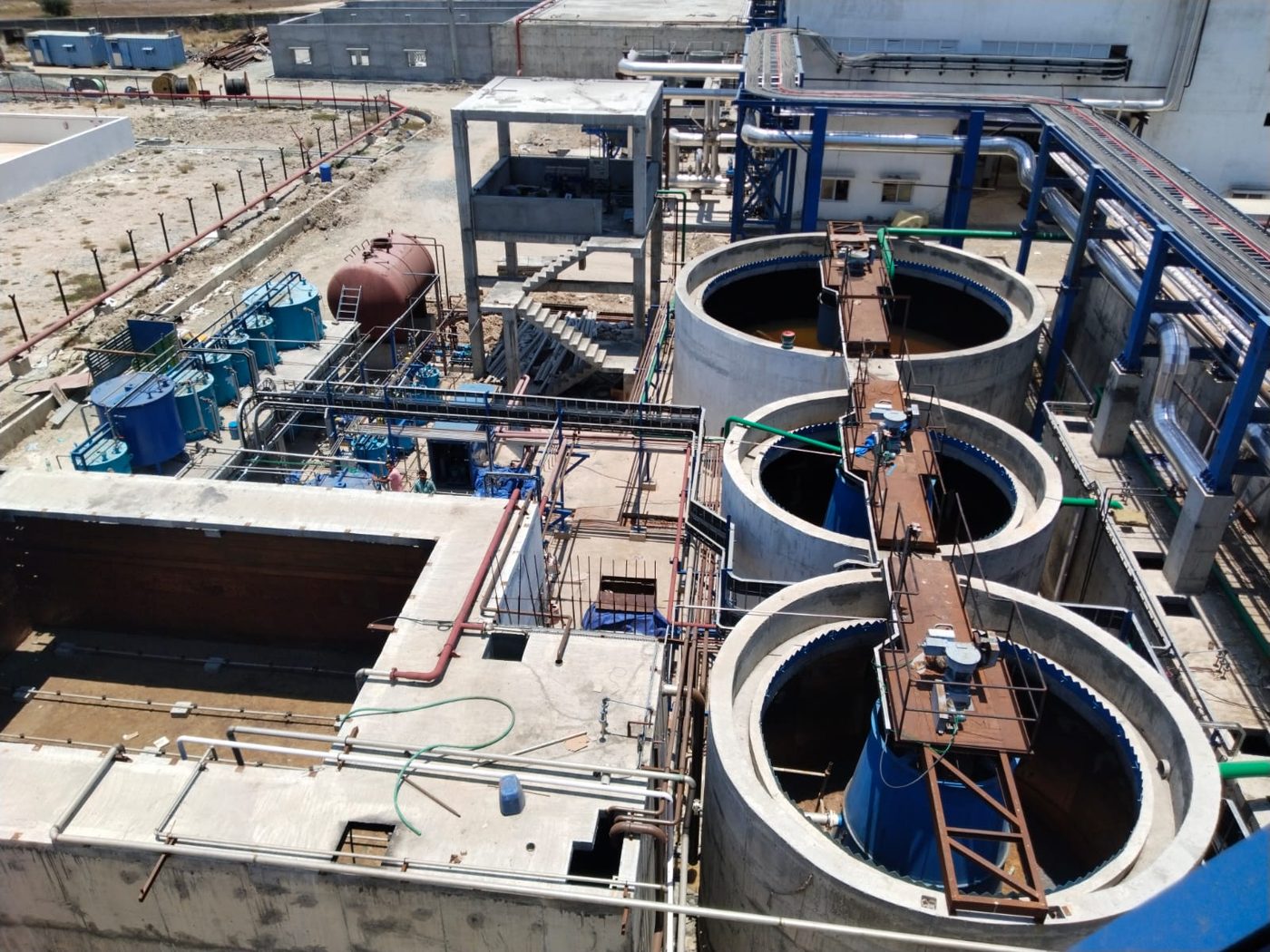 Circular Clarifiers Under Execution